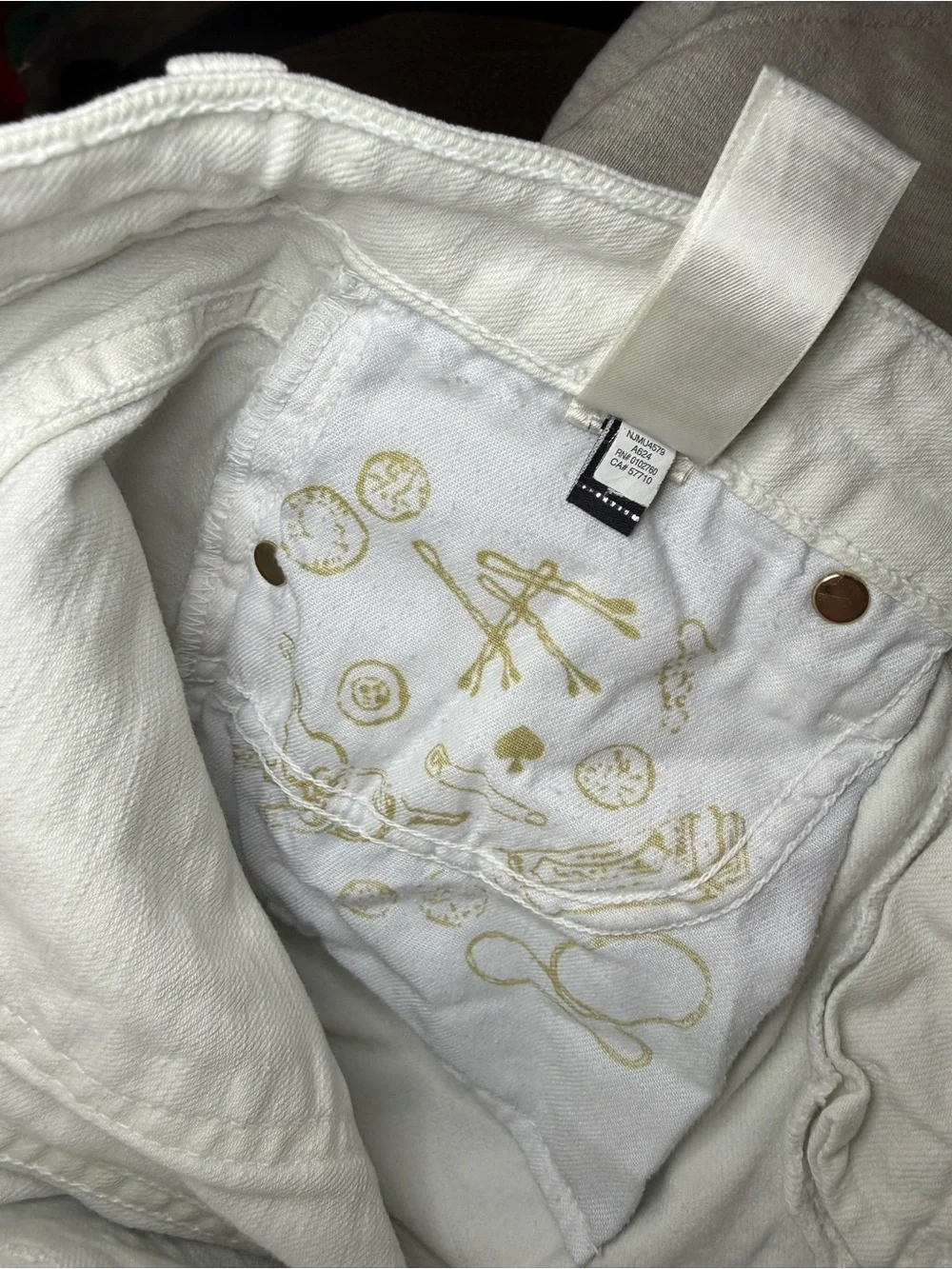 Kate Spade New York White Straight Leg Jeans Size 28